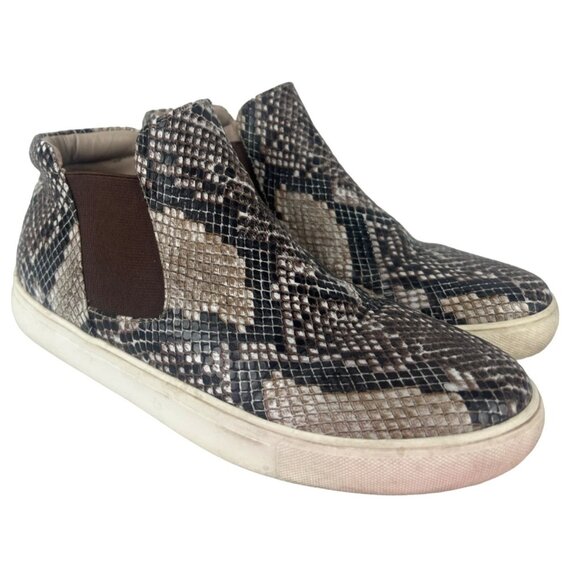 Coconuts by Matisse Harlan Mid Top Snakeskin Sneaker Size 8 - Picture 1 of 7